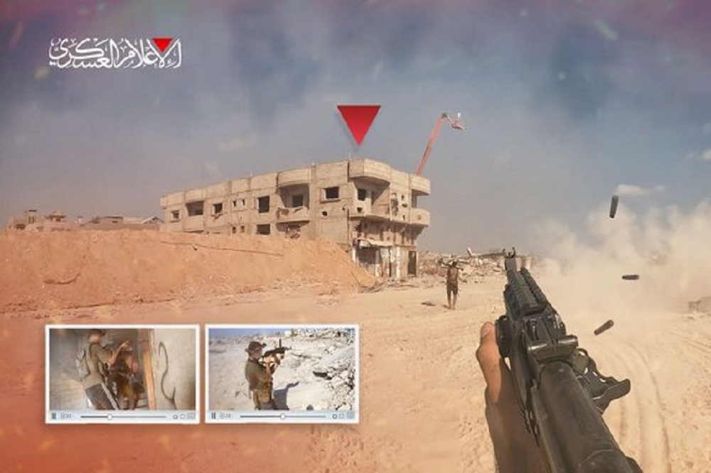 القسام: مجتمع فرماندهی ارتش رژیم در غزه را هدف قرار دادیم