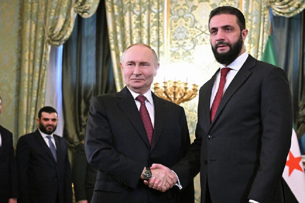 پوتین و جولانی با یکدیگر دیدار کردند