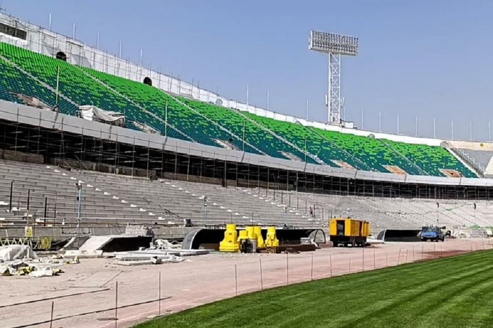 پایان بازسازی ورزشگاه آزادی زودتر از موعد