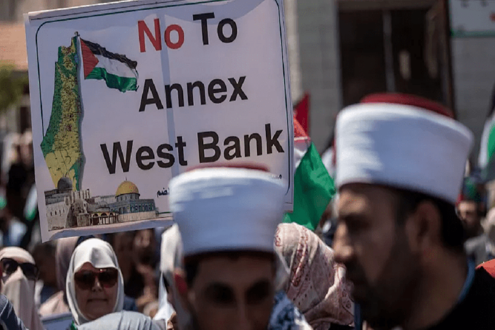 بیانیه چندین کشور و سازمان اسلامی علیه الحاق کرانه باختری