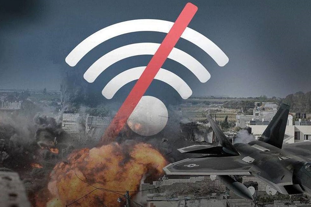 اینترنت غزه قطع شد