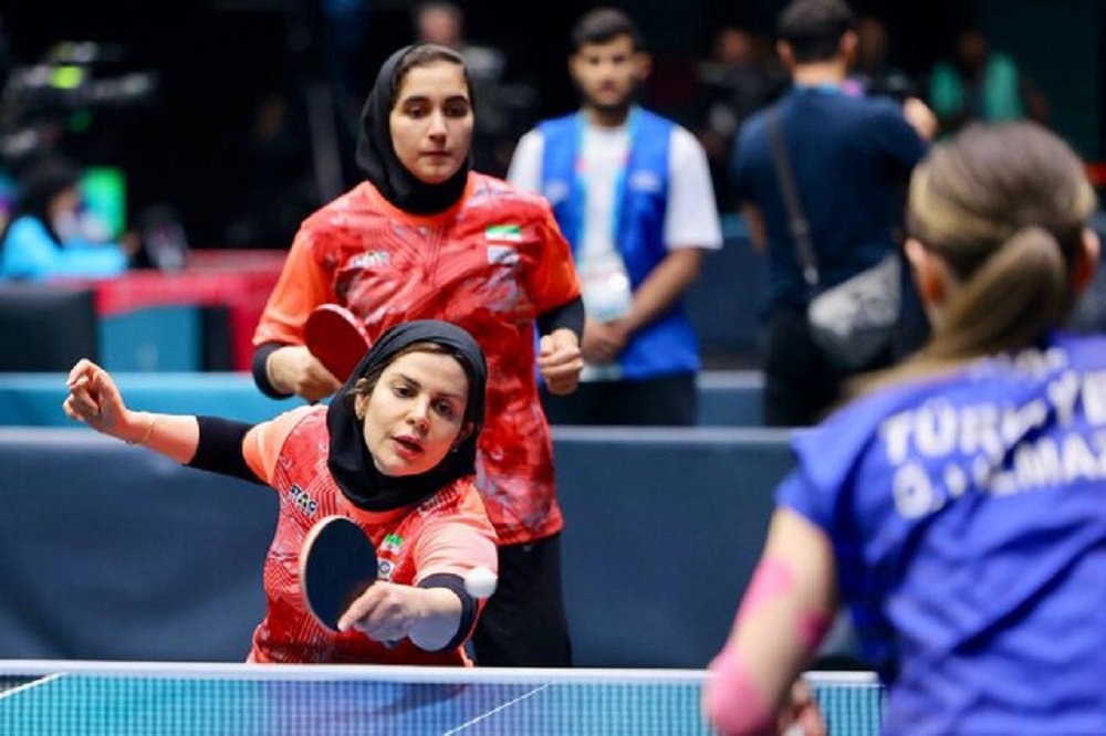 ناکامی بانوان پینگپنگ ایران در هتتریک طلایی