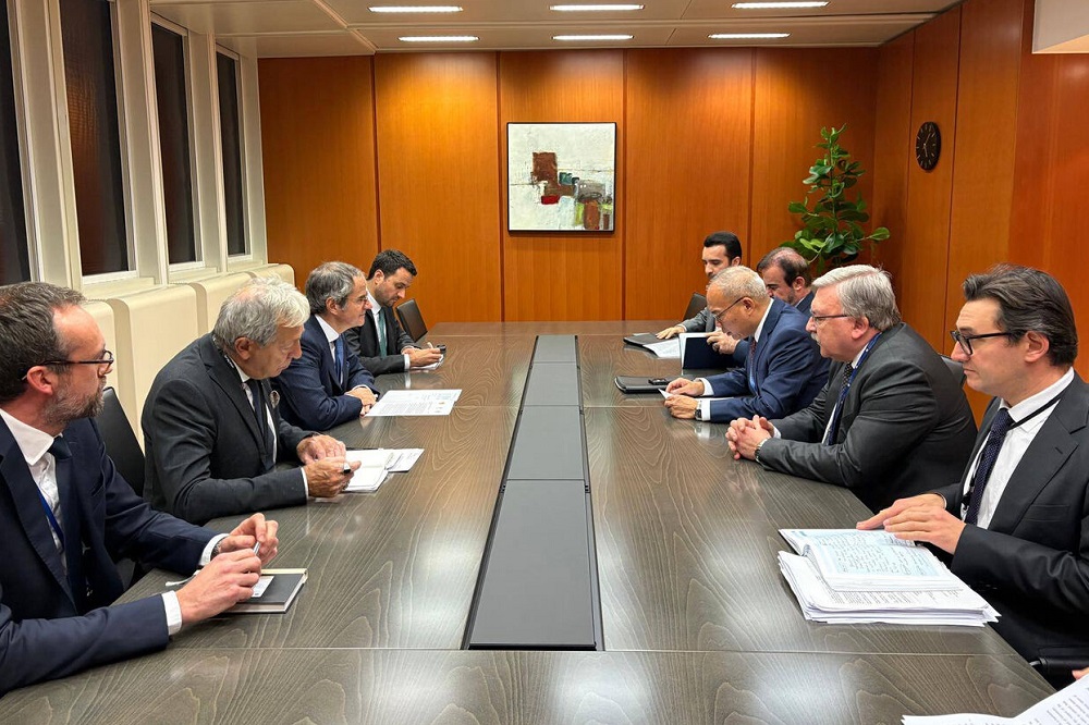 دیدار نمایندگان ایران، روسیه و چین با گروسی