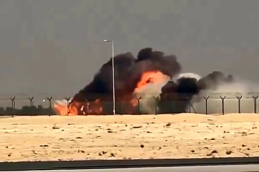 مرگ خلبان جنگنده هندی در نمایشگاه هوایی دبی