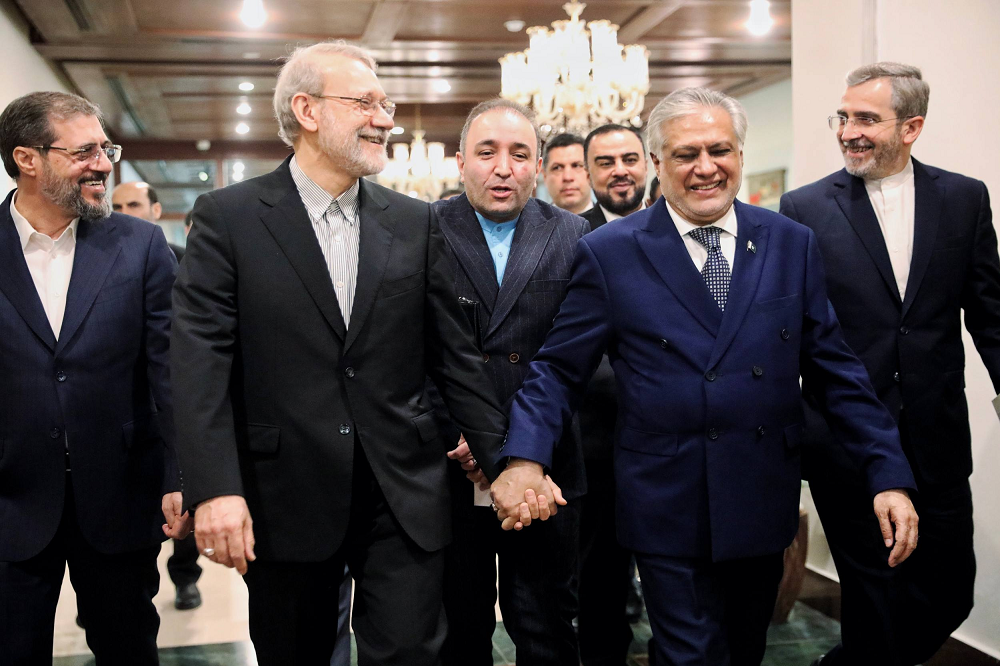 لاریجانی: تجارت ایران و پاکستان باید به ۱۰ میلیارد دلار برسد