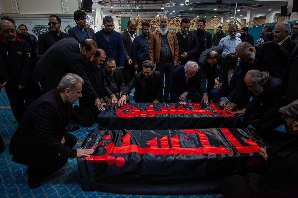 تشییع پیکر همسر و فرزند معاون رئیس‌جمهور