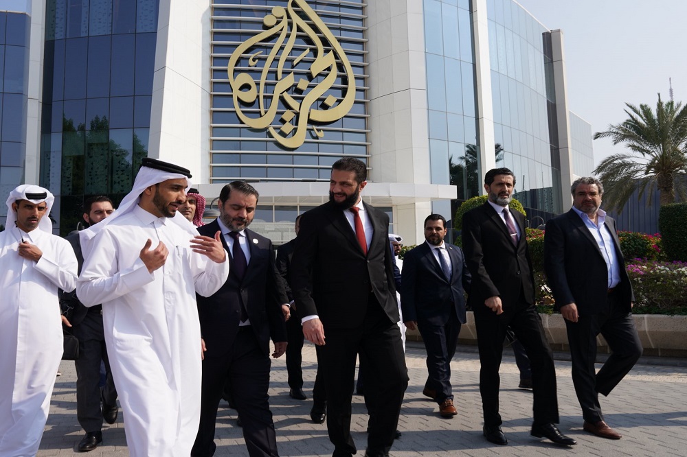 جولانی از مقر سفیدشویی بازدید کرد