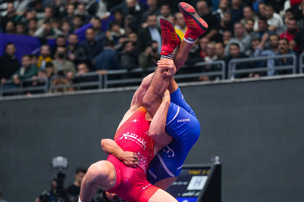 صعود بی‎‌دردسر بانک شهر به فینال لیگ‌برتر کشتی