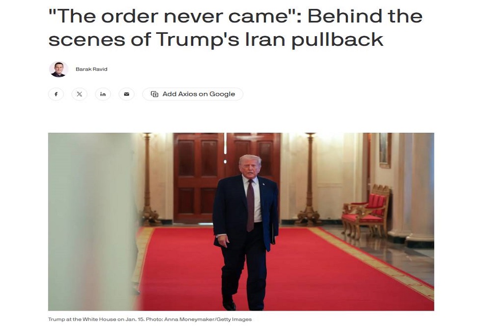 نگرانی از پیامدهای احتمالی پاسخ ایران ترامپ را ترساند