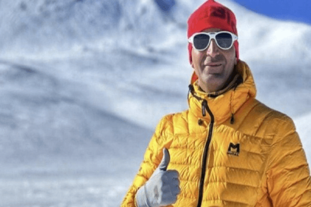 کوهنورد ایرانی در چنگال هیولای سیاه