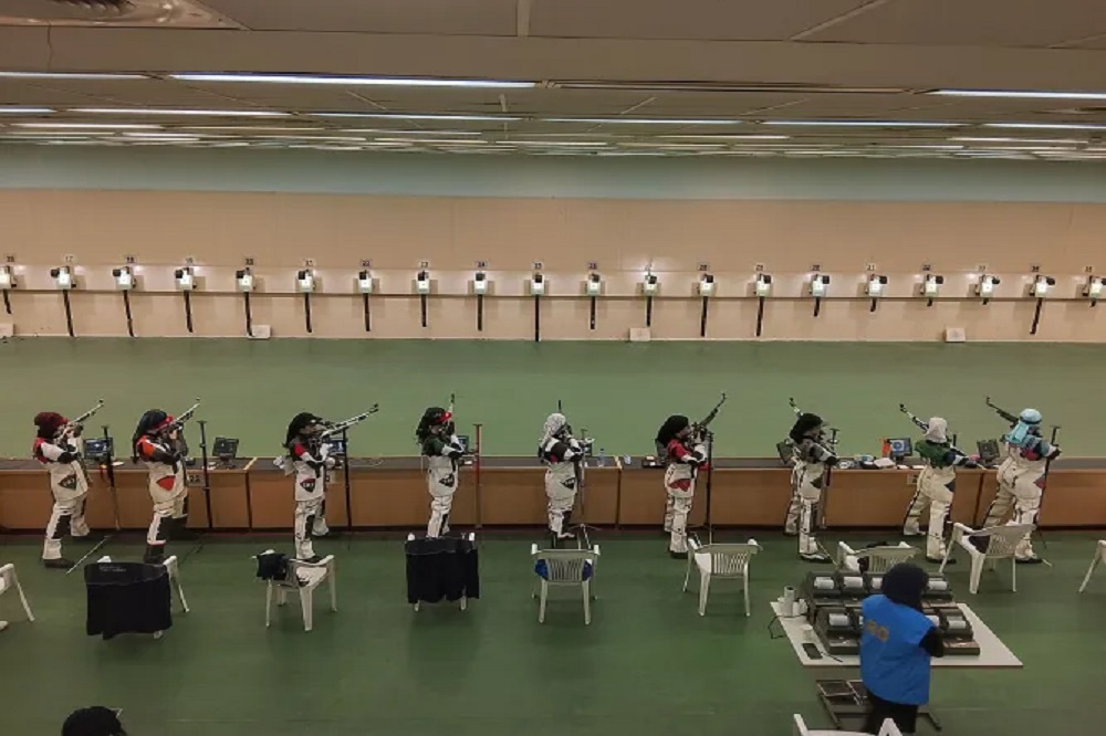 دبل قهرمانی بانوان تفنگدار دانشگاه آزاد اسلامی