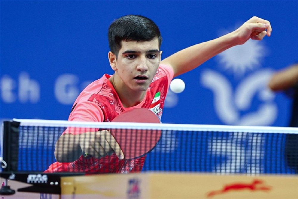 صعود نابغه ایرانی پینگ پنگ به رتبه پنجم جهان