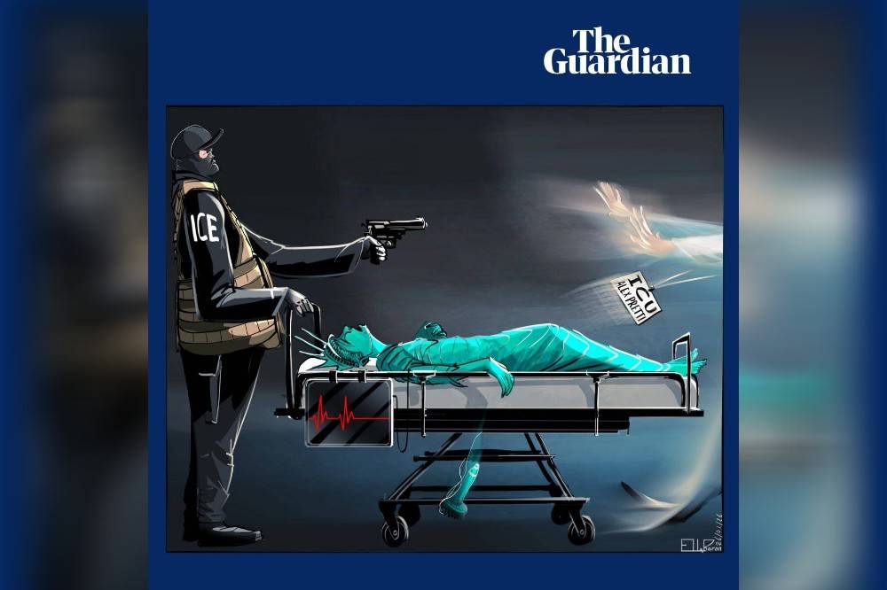 مرگ آزادی، روی تختهای بیمارستان + طرح