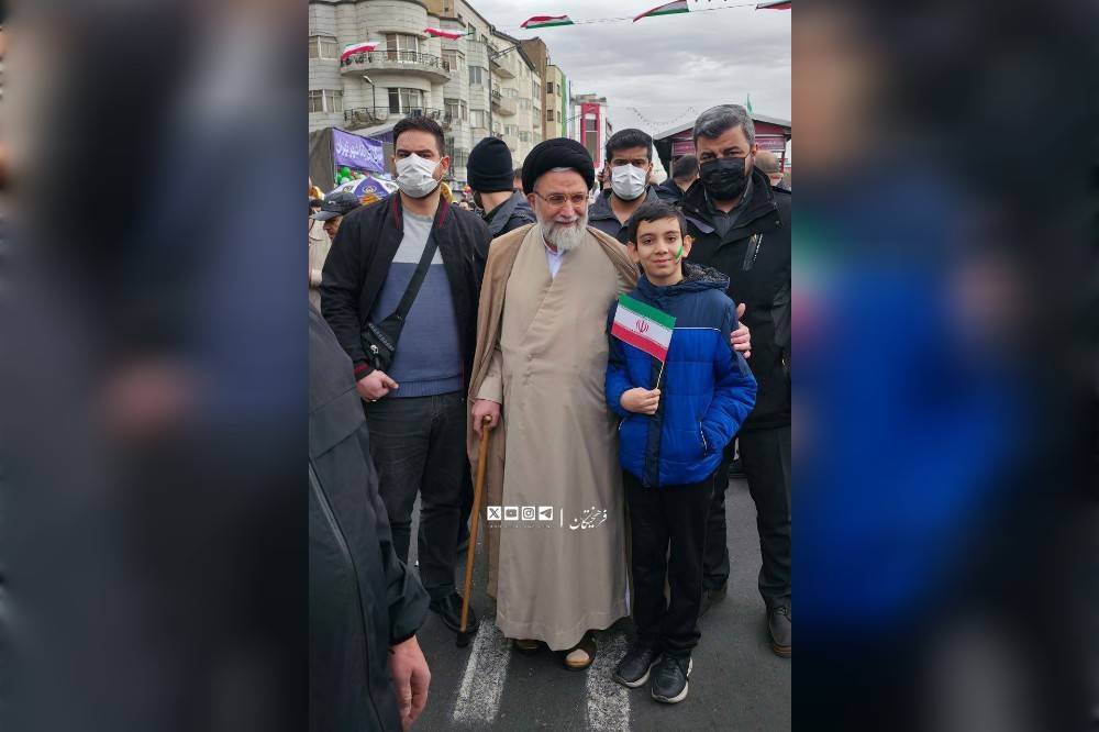 وزیر اطلاعات در راهپیمایی ۲۲ بهمن