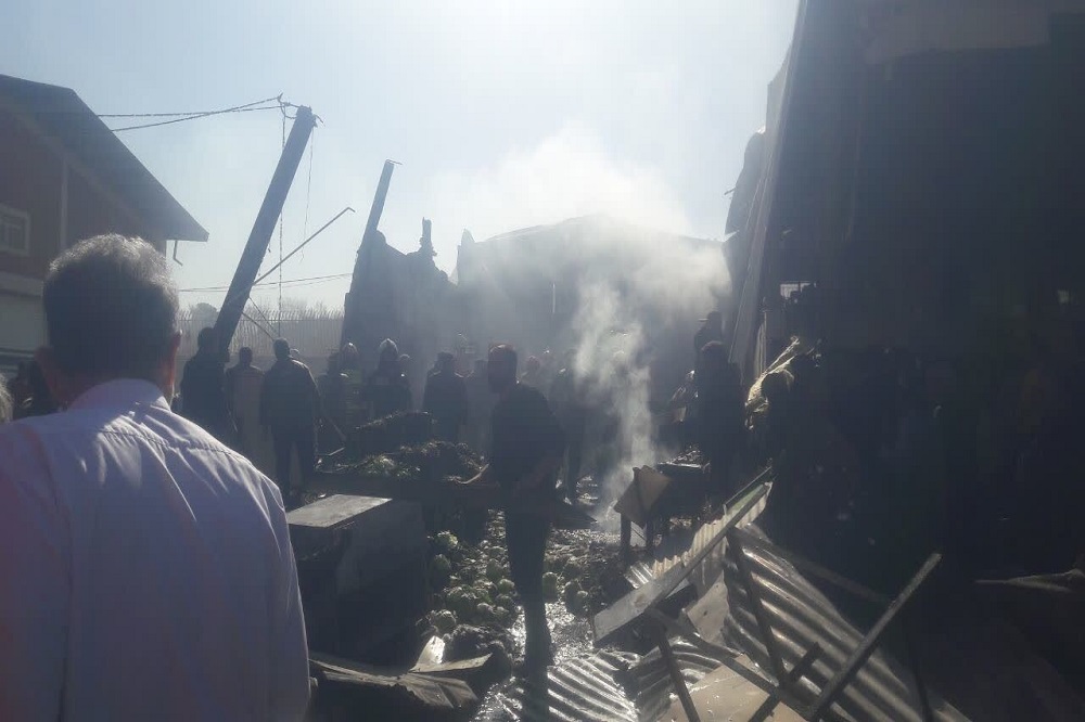 سقوط بالگرد در دُرچه اصفهان+ فیلم