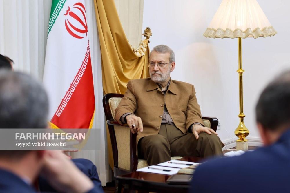 دیدار علی لاریجانی با سورن پاپیکیان، وزیر دفاع ارمنستان